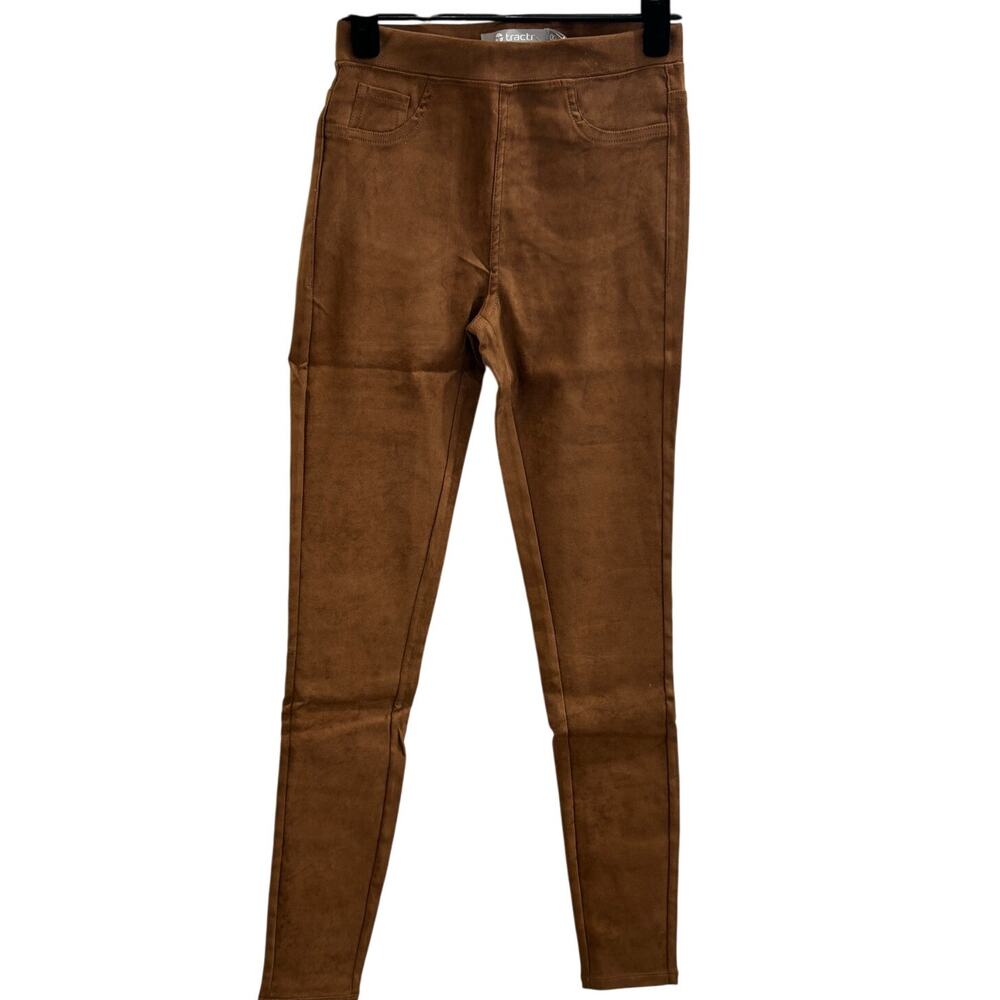 tractr Pull On Pants Shimmer Coated Camel Size 00/24